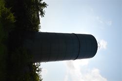 1 stk. Assentoft stål silo